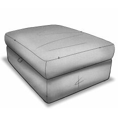 Harper Storage Footstool in Fabric