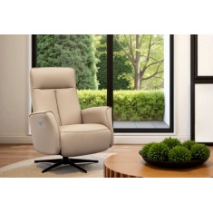 G Plan Cartmel Power Recliner Chair with Headrest in Fabric