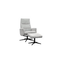 G Plan Riba Manual Recliner Chair & Stool Set in Fabric