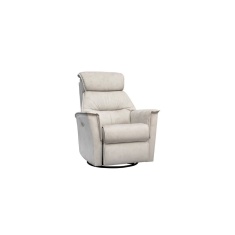 G Plan Solna Swivel Glider Power Recliner Chair in Leather