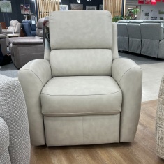 G Plan Hamilton Chair in Regent Chalk Leather