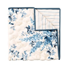 V&A Larkspur Meadow Bedspread - Blue