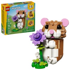 LEGO Creator 31376 3-in-1 Cute Hamster with a Flower