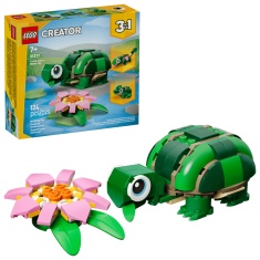 LEGO Creator 31377 3-in-1 Turtle with a Water Lily Flower