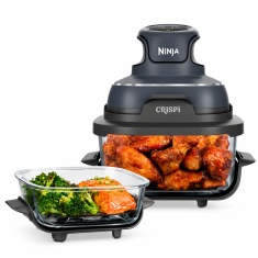 Ninja FN101UKGY Crispi 4-in-1 Portable Air Fryer - Cyberspace Blue