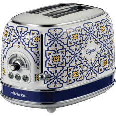 Ariete AR5512 2 Slice Capri Design Toaster - Blue