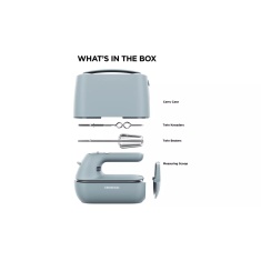 Kenwood HMP40.000GY 350W QuickMix Go Hand Mixer - Storm Blue Kenwood HMP40.000GY 350W QuickMix Go Hand Mixer - Storm Blue