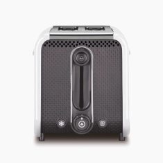 Dualit 26412 Studio 2 Slice Toaster - White/Grey & Polished