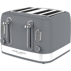 Laura Ashley VQSBT842LADSUK 4 Slice Toaster - Dark Slate