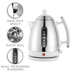 Dualit 72016 3KW 1.5L Jug Kettle - White Gloss