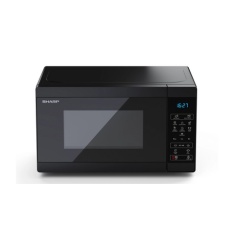 Sharp YC-MS02U-B 800W Microwave Oven 20L - Black