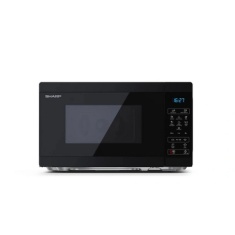 Sharp YC-MS02U-B 800W Microwave Oven 20L - Black