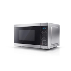 Sharp YC-MS02U-S 800W Microwave Oven 20L - Silver