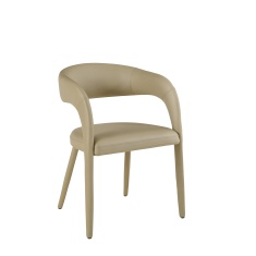Louisiana Upholstered Dining Chair - Taupe