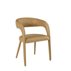 Louisiana Upholstered Dining Chair - Camel