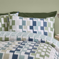 Catherine Lansfield Bryson Duvet Set - Blue