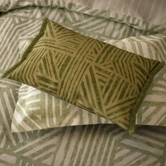 Harlequin Crater Cushion 60x40cm - Jade