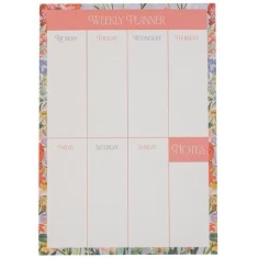 Partisan Saffron Weekly Planner