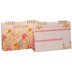 Partisan Saffron Weekly Desk Planner