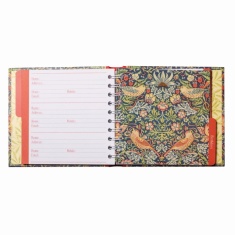 Gifted William Morris Strawberry Thief Address & Birthday Book