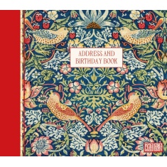 Gifted William Morris Strawberry Thief Address & Birthday Book