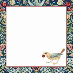 Gifted William Morris Strawberry Thief Note Block