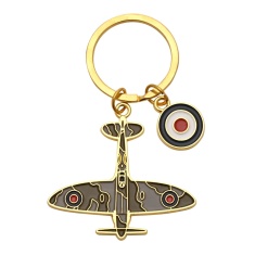 RAF Enamel Keyring Spitfire