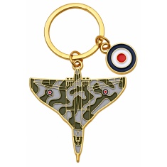 RAF Enamel Keyring Vulcan