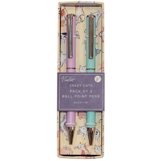 Partisan Crazy Cats 2 Pack Pen
