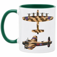 RAF Printed Mug Lancaster