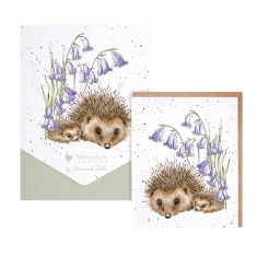 Wrendale Love & Hedgehugs Hedgehog Notecard Pack
