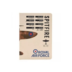 RAF A5 Lined Hardback Notebook Spitfire