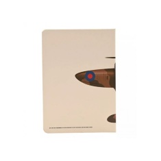 RAF A5 Lined Hardback Notebook Spitfire