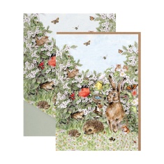 Wrendale Nature Notecard Pack Hidden in the Hedgerow