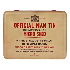 Civil Defence Micro Shed Tin