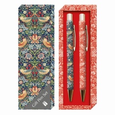 Gifted William Morris Strawberry Thief Gift Pen Set