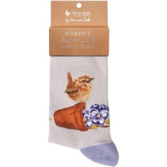 Wrendale Wren Sock Pottering About