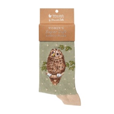 Wrendale Owl Sock Treetops