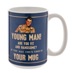 Civil Defence Young Man Mug 15oz