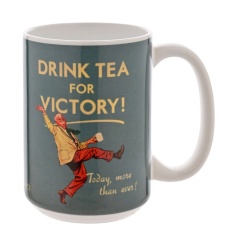 Civil Defence Drink Tea For Victory Mug 15oz