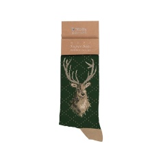 Wrendale Portrait of a Stag Mens Sock
