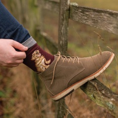 Wrendale Golden Labrador Mens Socks Good as Gold