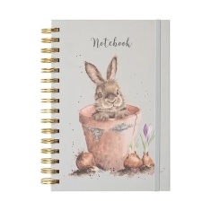 Wrendale Spirial Bound A5 Notebook The Flower Pot