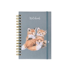 Wrendale A5 Fox Notebook Snug as a Cub