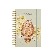 Wrendale A5 Owl Notebook Treetops