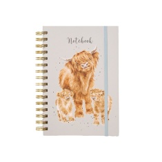 Wrendale A5 Highland Cow Notebook Highland Coo