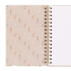 Wrendale Rabbit Blank HB Notebook Among the Daisies