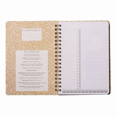 Gifted William Morris Willow & Rose A B5 Wiro Notebook