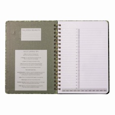 Gifted William Morris Willow & Rose B B5 Wiro Notebook