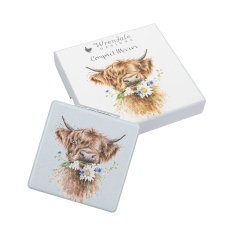 Wrendale Cow Mirror Daisy Coo